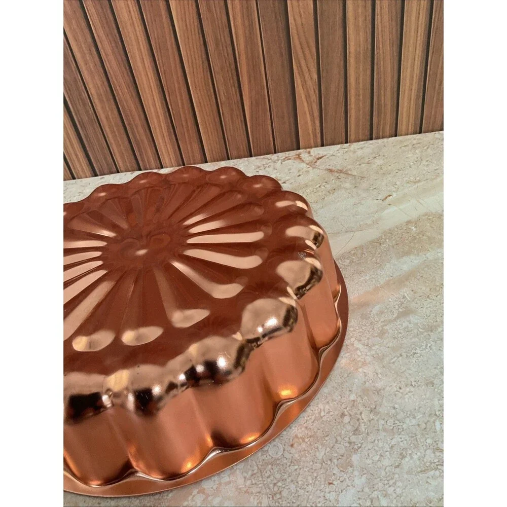vintage copper  mold  Wall Decor 11.25” Diameter 2.75”